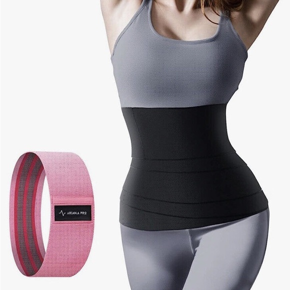 4pc Arian.A Pro Waist Bandage Stomach Wrap Weight Loss Trainer Women Lower Belly - Picture 3 of 8